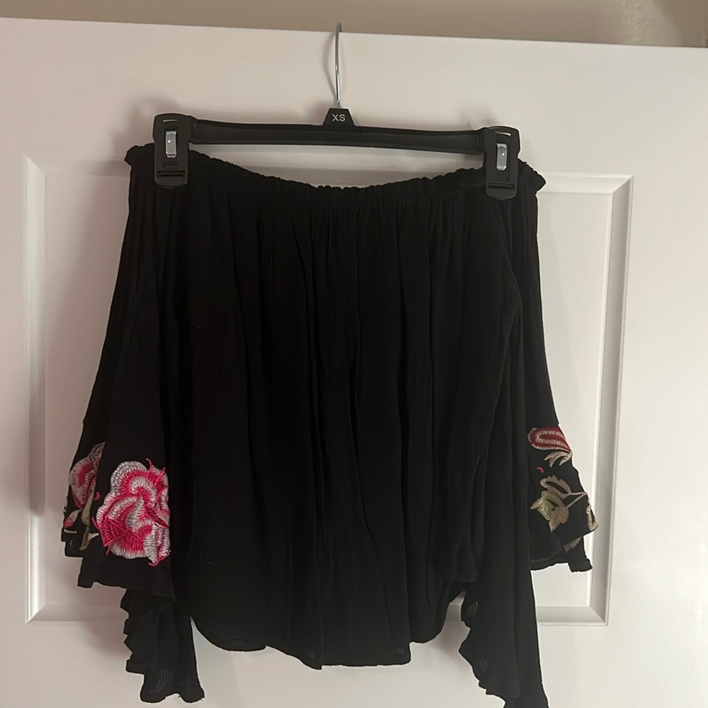 Off the shoulder flowy top